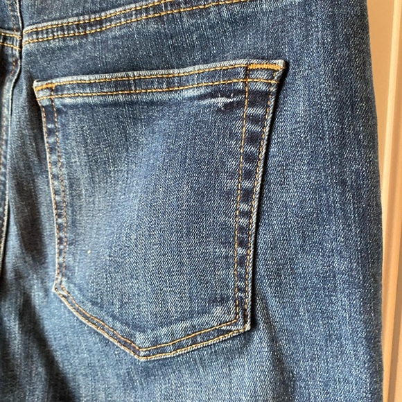 Loft made and loved jeans Size 4/27 skinny crop slim pockets accent on ankles - Picture 10 of 12